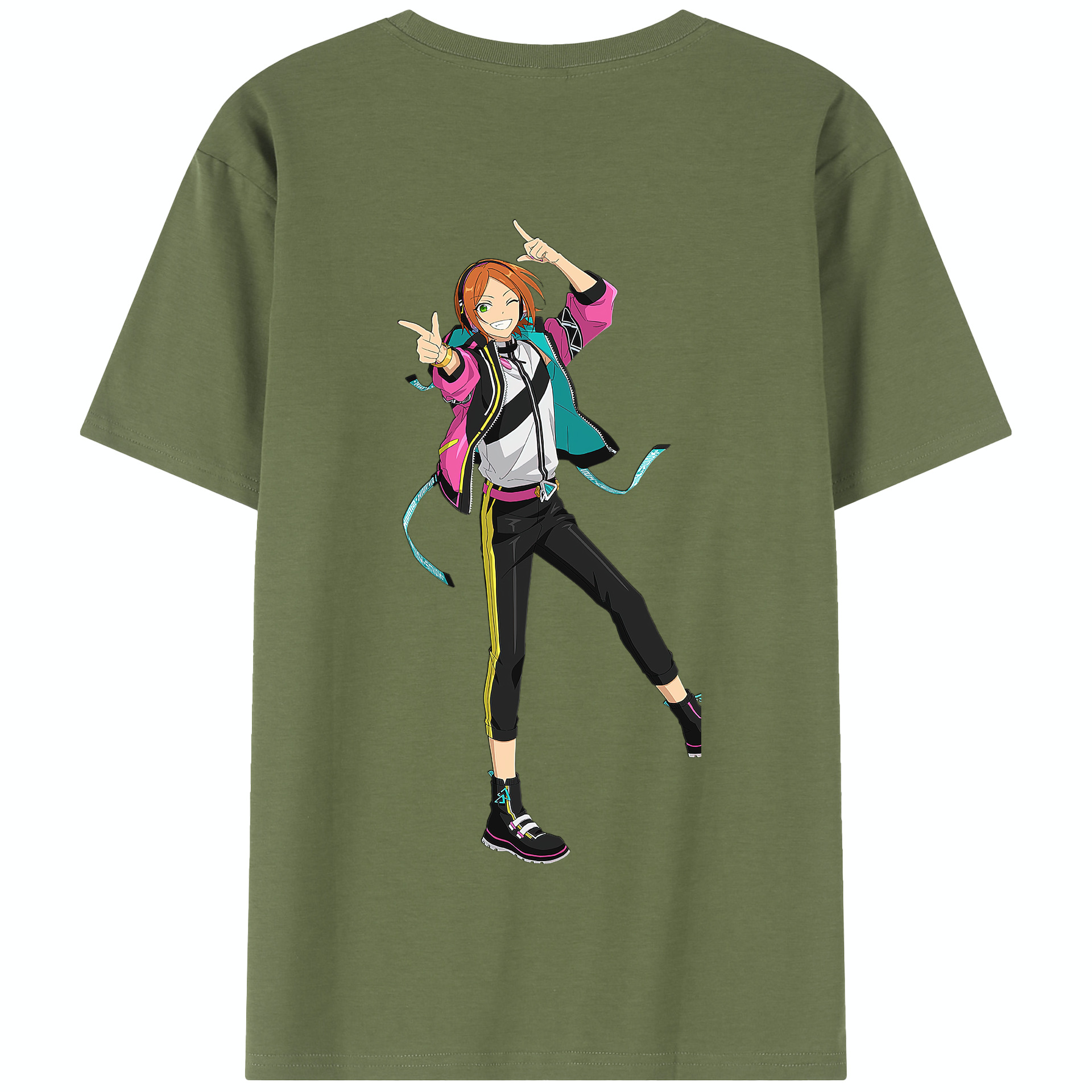 （画像用） あんさんぶるスターズ! Ensemble Stars 綿100％半袖Tシャツ（背面プリント）